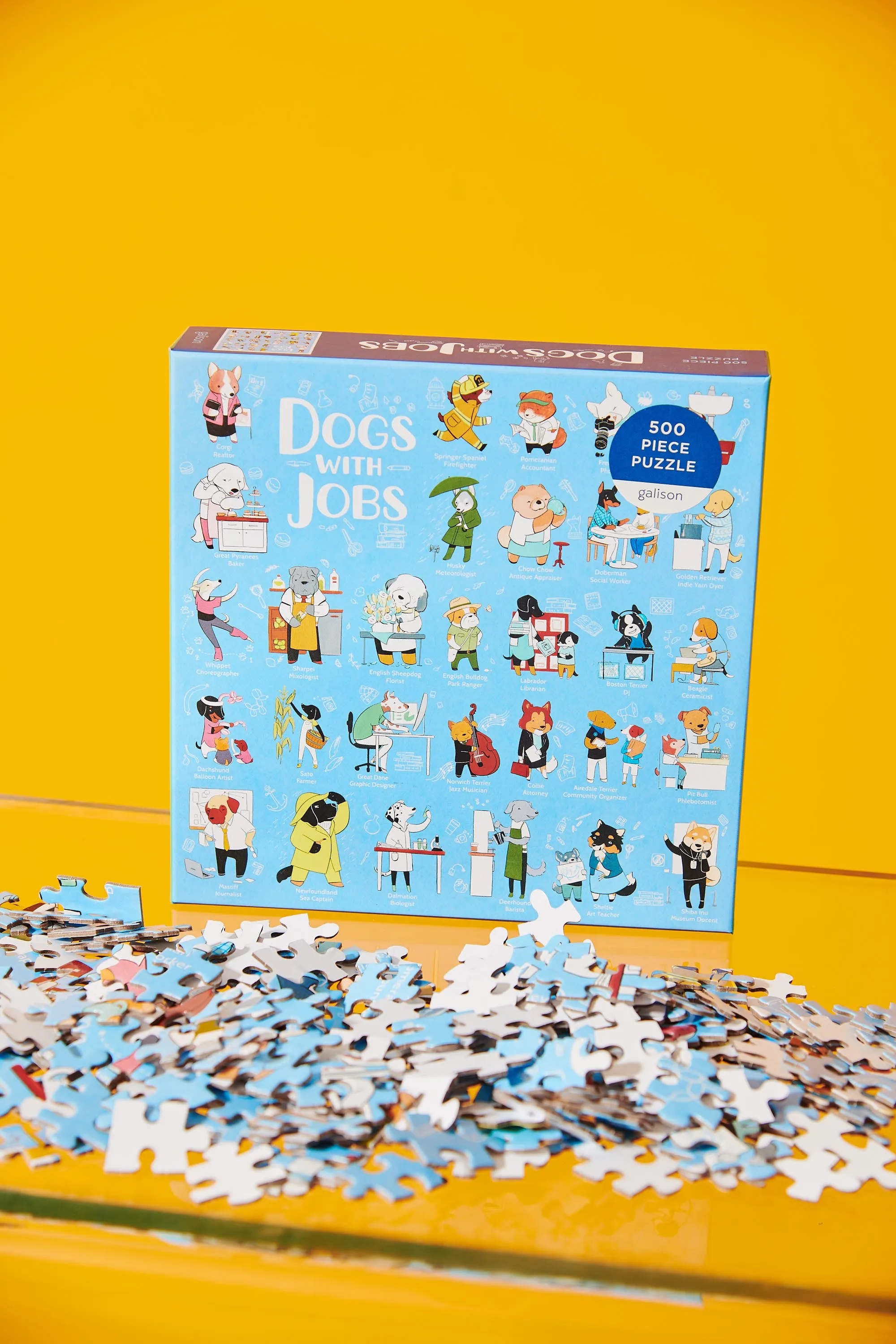 Dogs With Jobs 500 Piece Jigsaw Puzzle