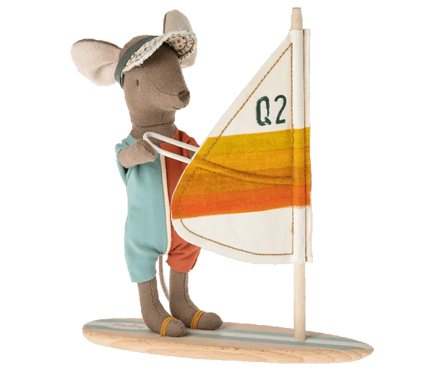 Dolls | Surfer Big Brother Mouse | Maileg