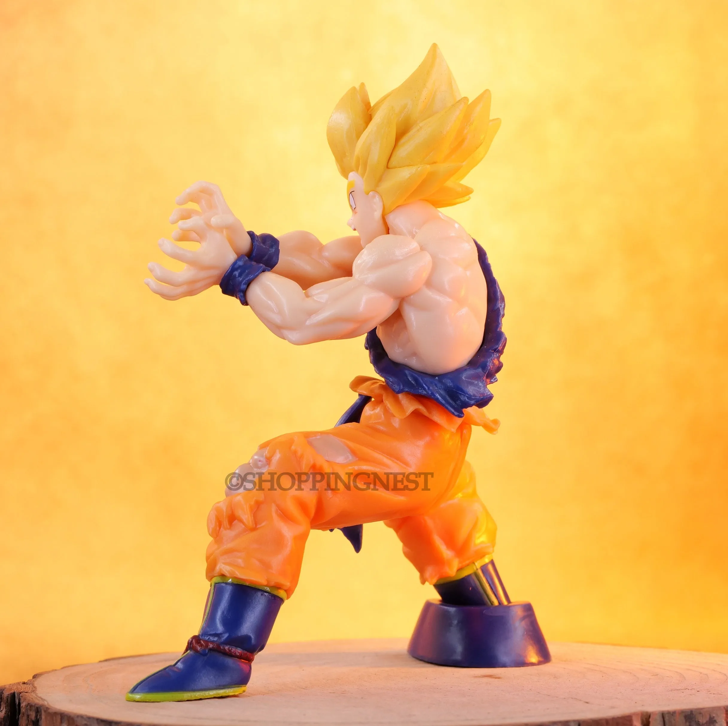 Dragon Ball Z | Son Goku Blast Attacking Mode |Model B Anime Action Figure | 15 Cms |