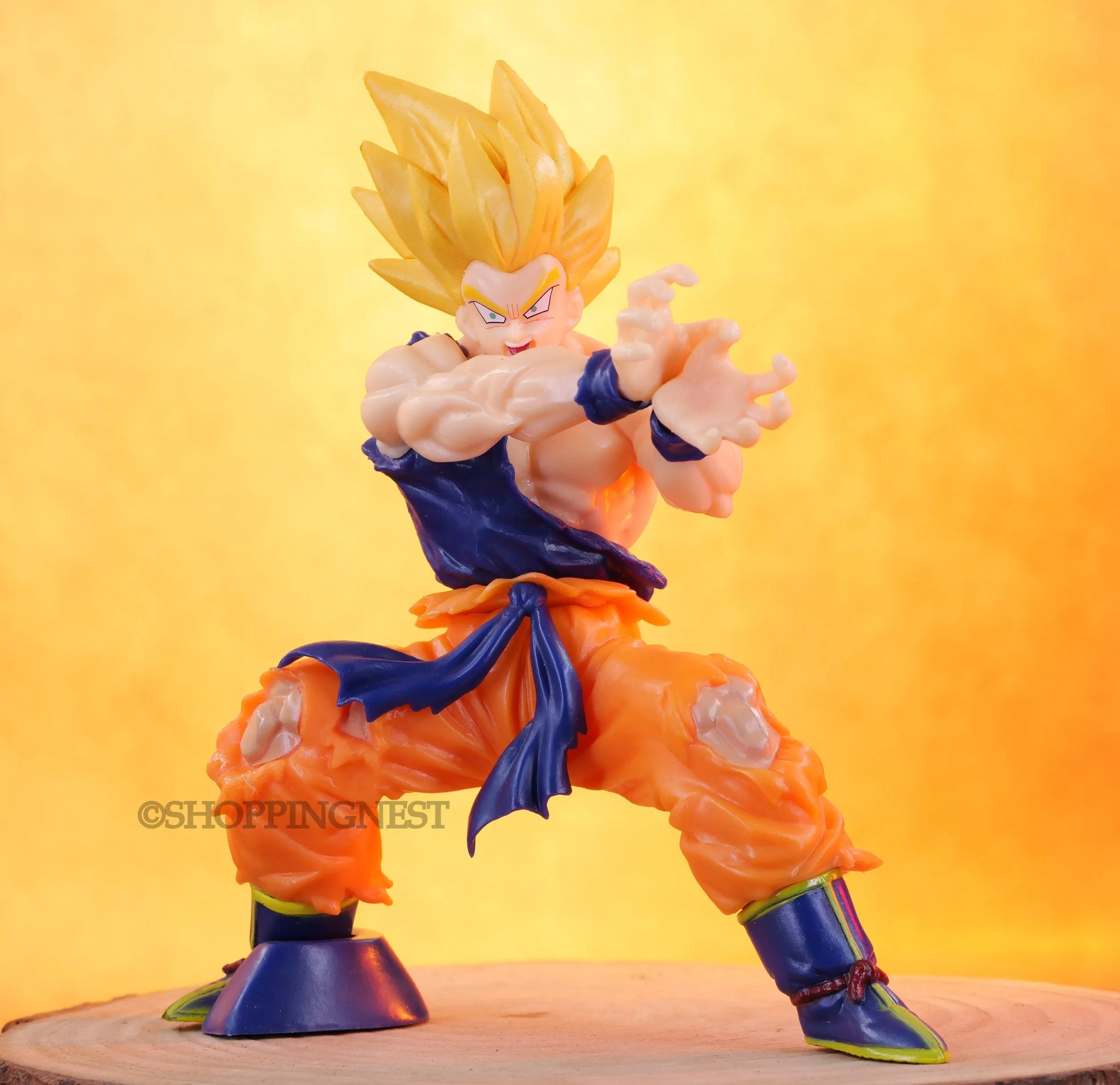 Dragon Ball Z | Son Goku Blast Attacking Mode |Model B Anime Action Figure | 15 Cms |