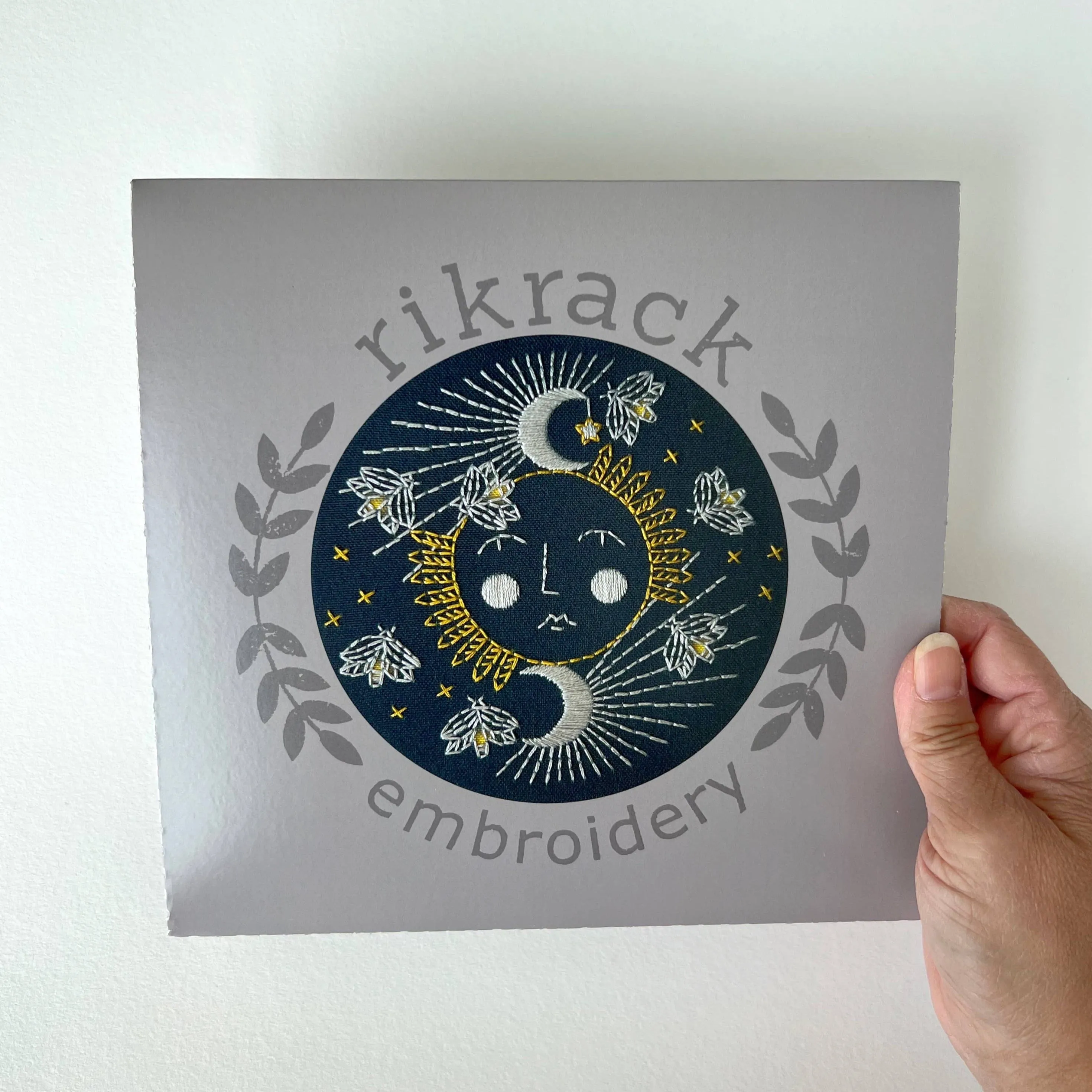 Embroidery Kit by Rikrack - Moonglow