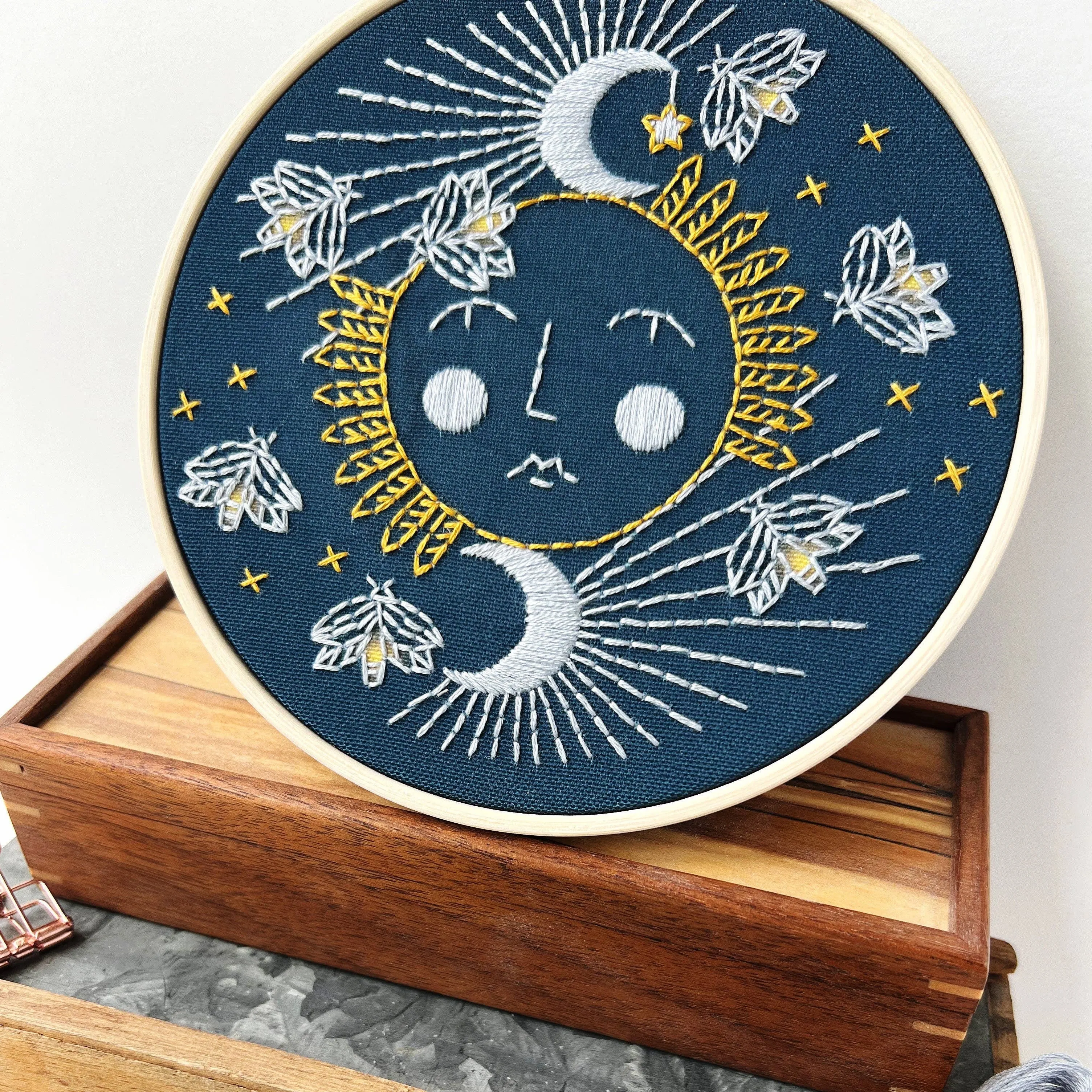 Embroidery Kit by Rikrack - Moonglow