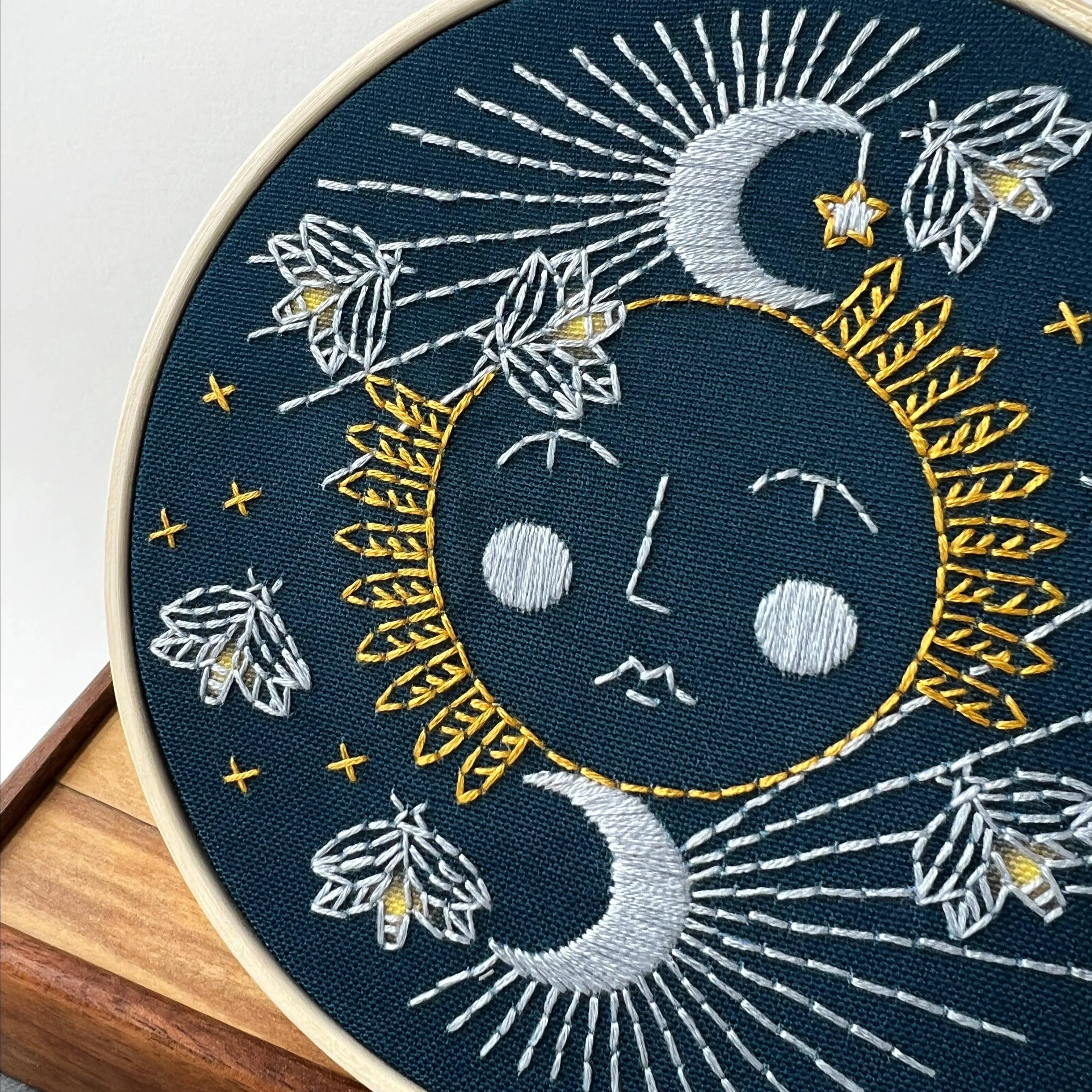 Embroidery Kit by Rikrack - Moonglow