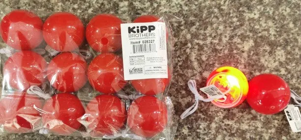 Flashing Red Nose with Strap - 12 Pieces Per Pack 28327
