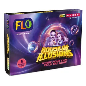 FLO Toys Steam House Of Illusions All In One Creative Fun Board Game For Kids Ages 8 