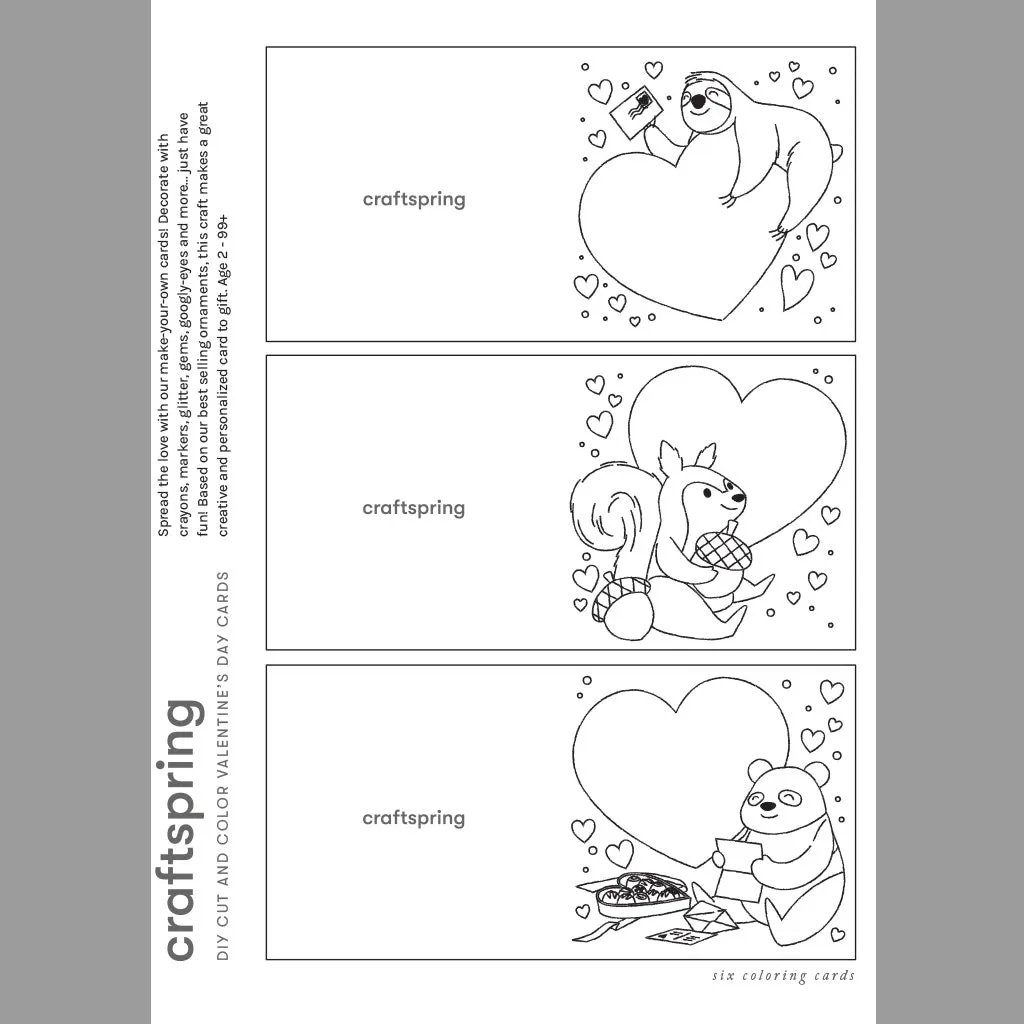 FREE DIY Valentine's Card Download