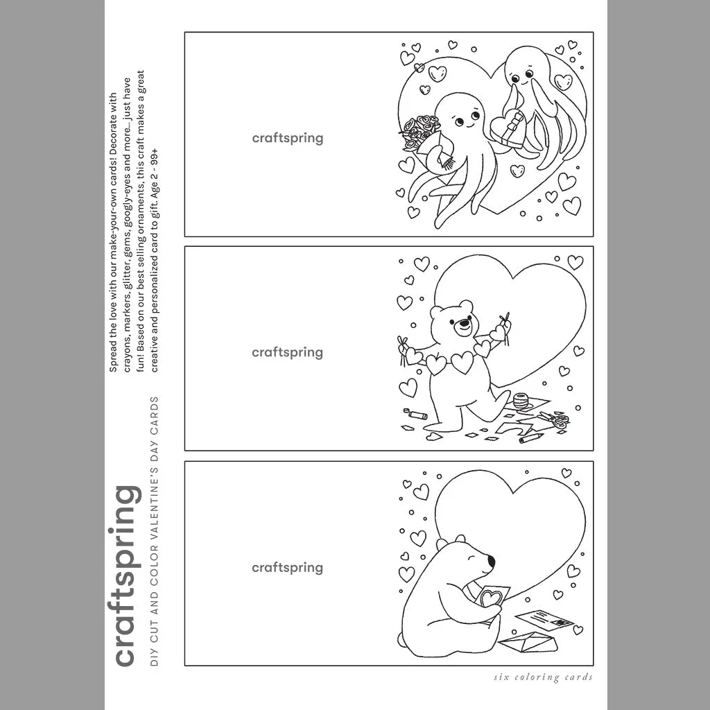 FREE DIY Valentine's Card Download
