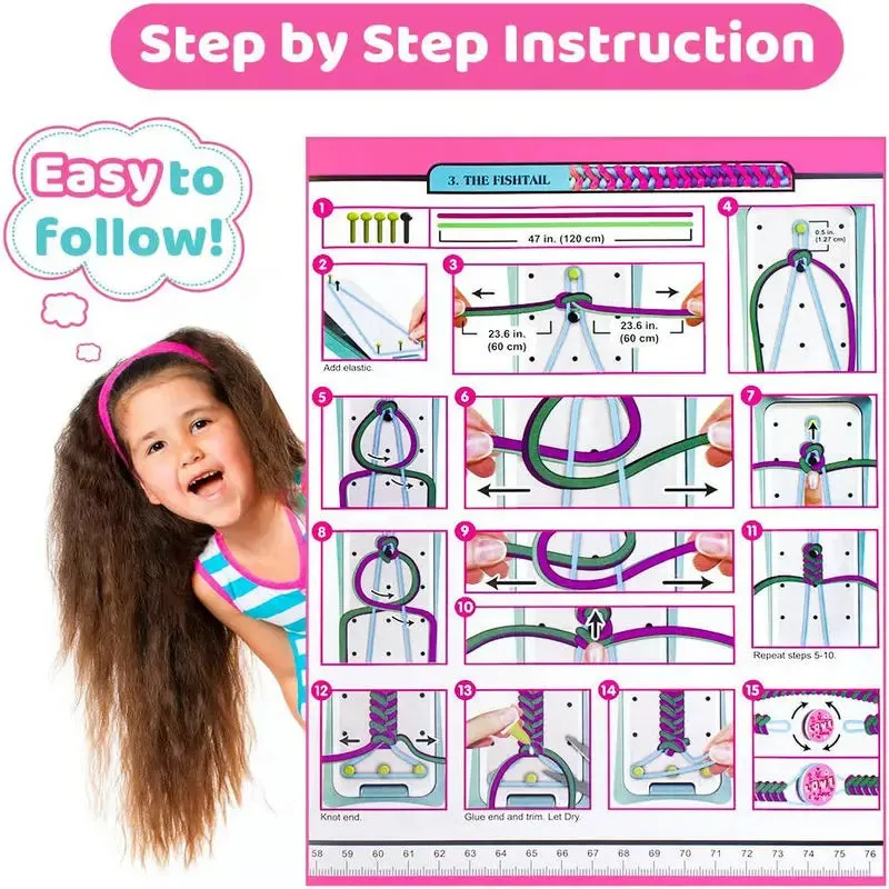 Friendship Bracelet DIY Making Kit for Girls