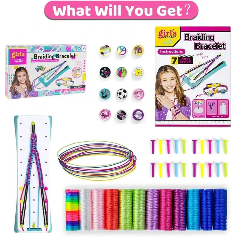 Friendship Bracelet DIY Making Kit for Girls