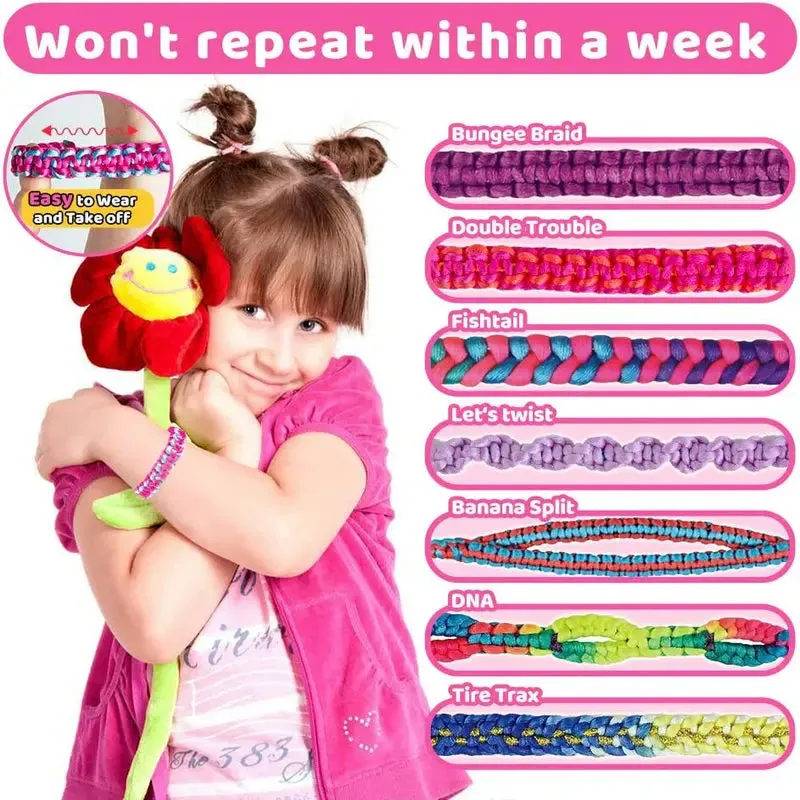 Friendship Bracelet DIY Making Kit for Girls