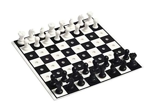 Funskool Games - Travel Chess & Draught, War & Strategy Game, Portable Classic Travel Games, Kids, Adults & Family,2 Players, 7 & Above,