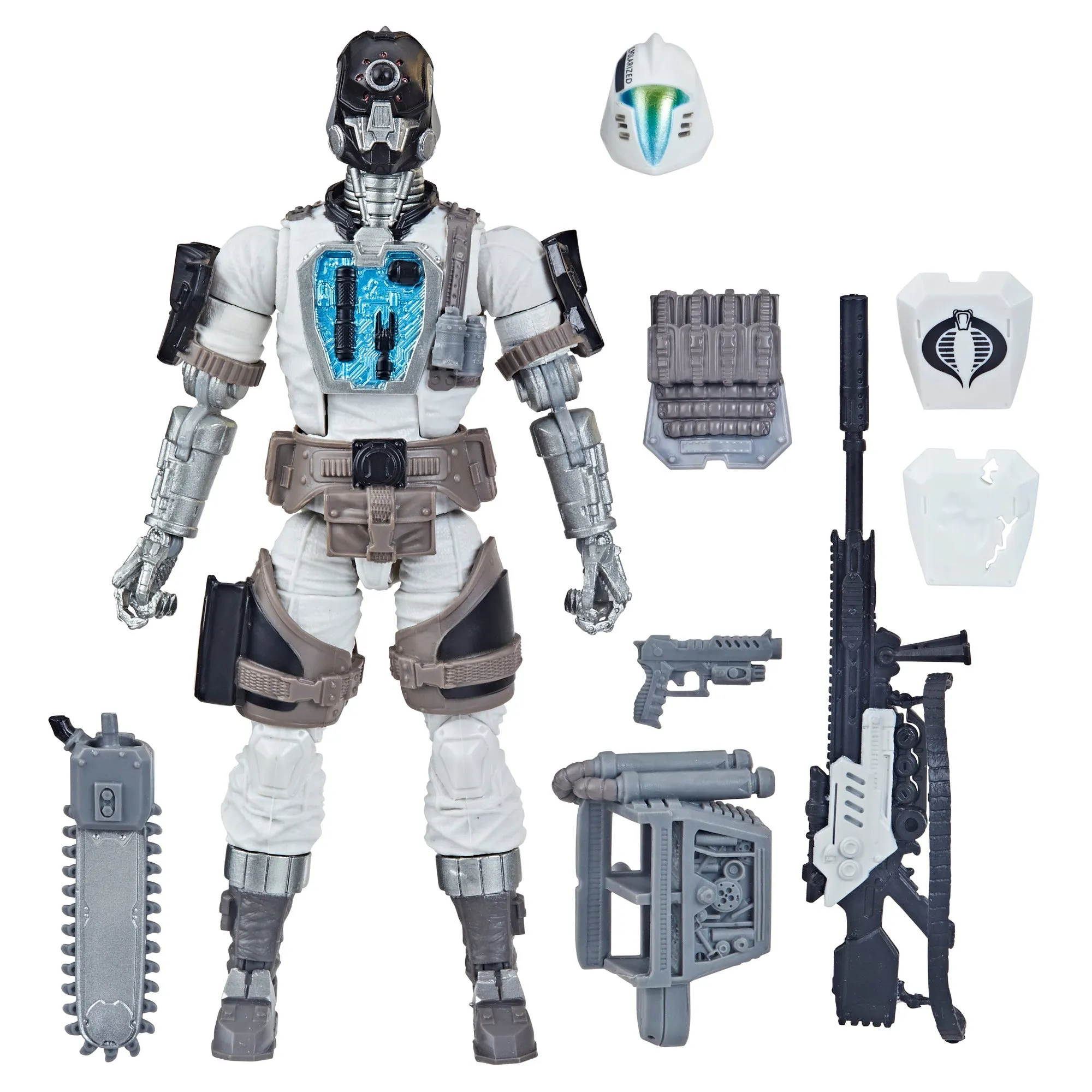 G.I. Joe Classified Arctic B.A.T. ARMY BUILDER SET OF 6