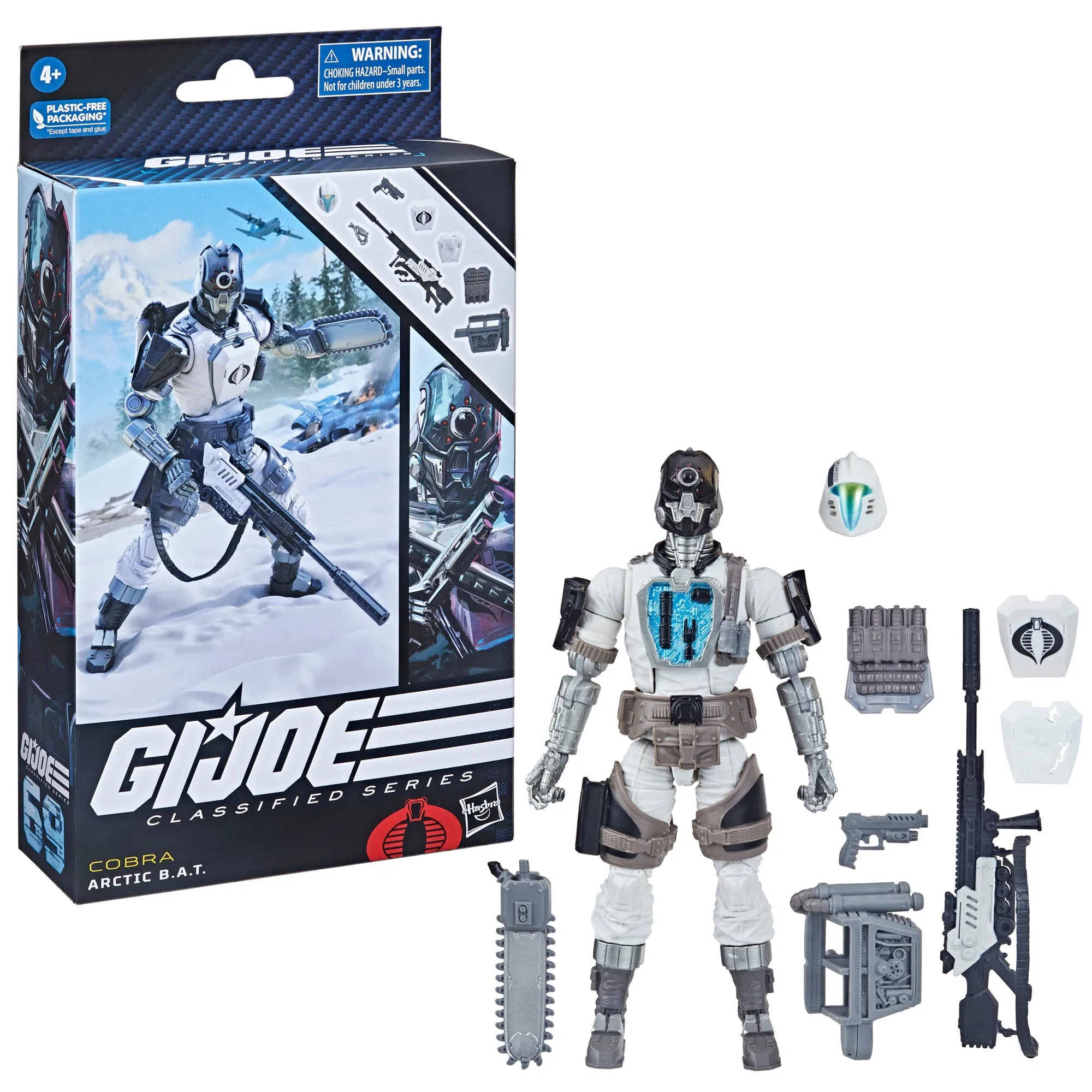 G.I. Joe Classified Arctic B.A.T. ARMY BUILDER SET OF 6