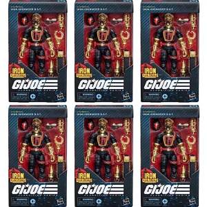 G.I. Joe Classified Iron Grenadier B.A.T. ARMY BUILDER SET OF 6!