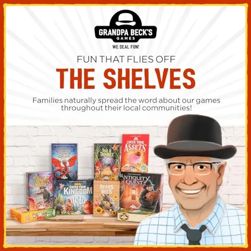 Grandpa Beck's Games Cover Your Assets | from The Creators of Skull King | Easy to Learn and Outrageously Fun for Kids, Teens, & Adults Alike | 2-6 Players Ages 7 
