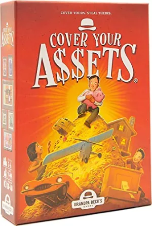 Grandpa Beck's Games Cover Your Assets | from The Creators of Skull King | Easy to Learn and Outrageously Fun for Kids, Teens, & Adults Alike | 2-6 Players Ages 7 