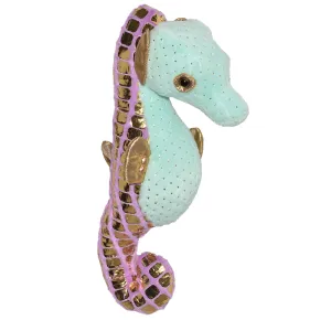 Green Seahorse Stuffed Animal - 12"