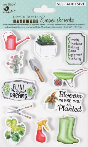 Handmade Embellishments 11/Pkg - Planting Dreams