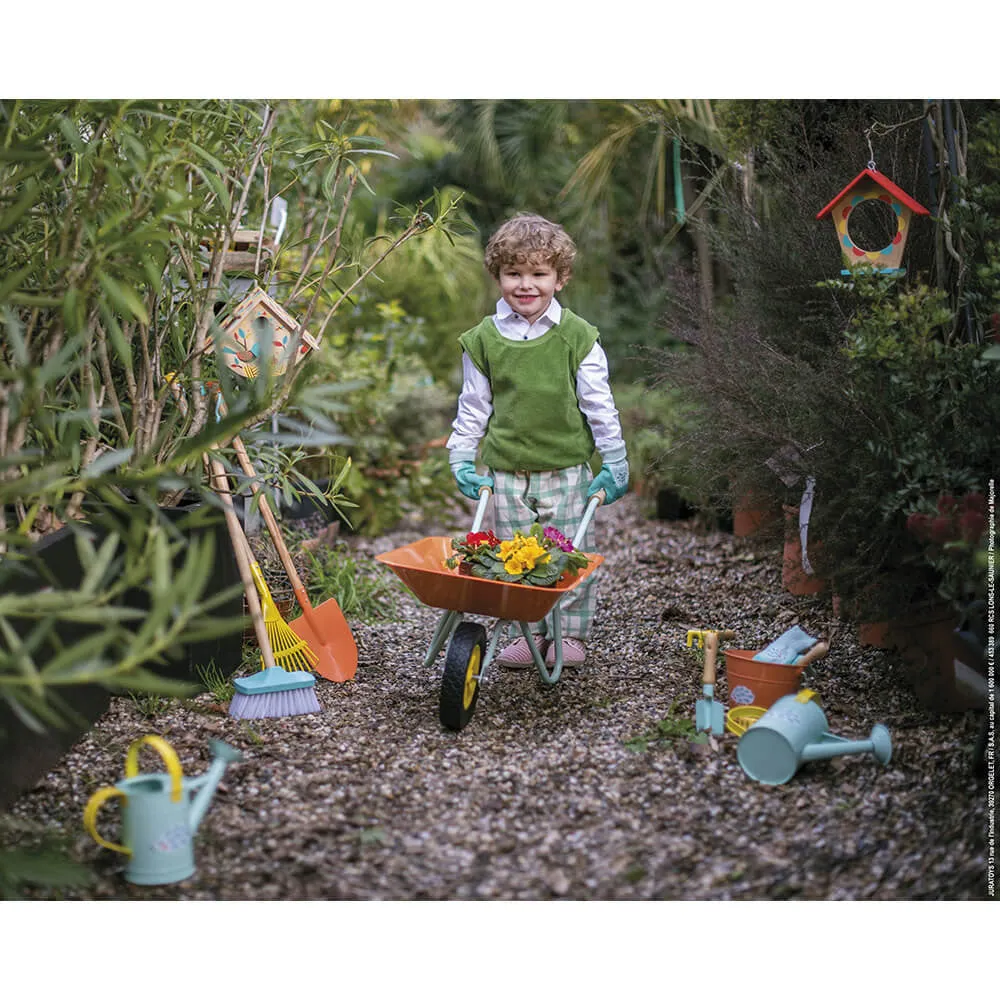 Happy Garden - Metal Wheelbarrow