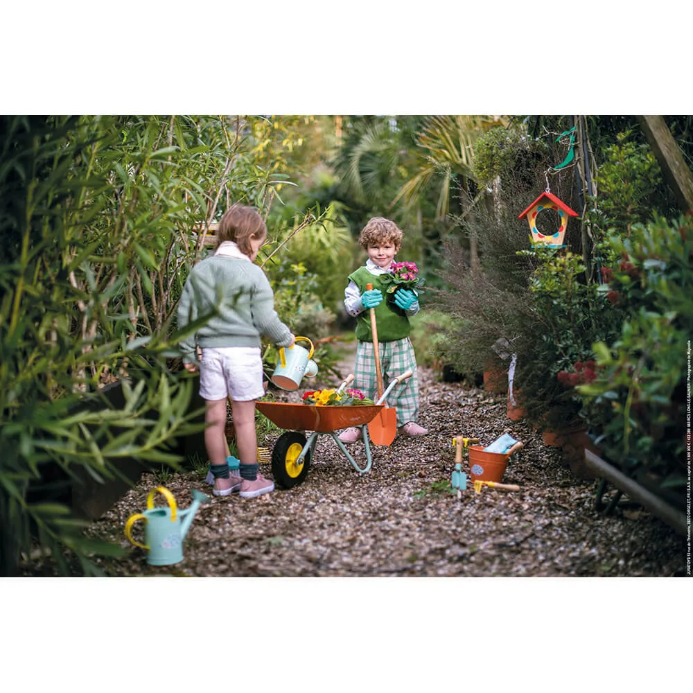 Happy Garden - Metal Wheelbarrow