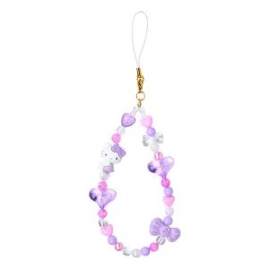 Hello Kitty "Gogo Gal" Phone Strap [Purple]