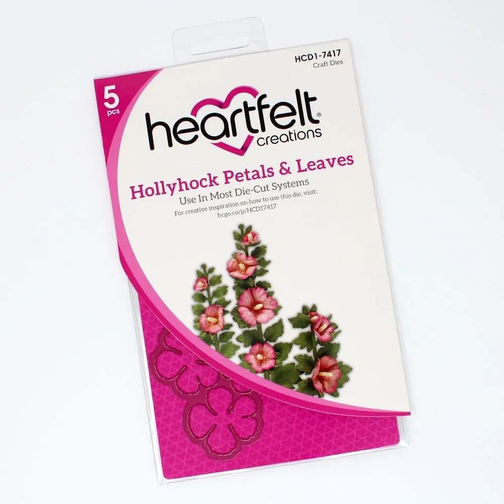 Hollyhock Petals & Leaves Die