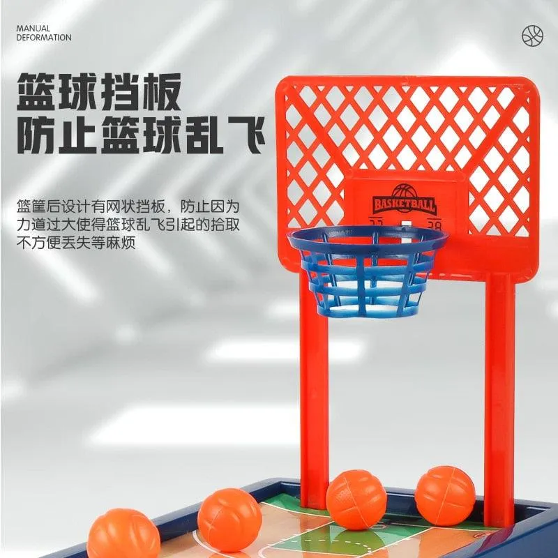 Hot Summer Desktop Board Game Basketball Finger Shooting Toy