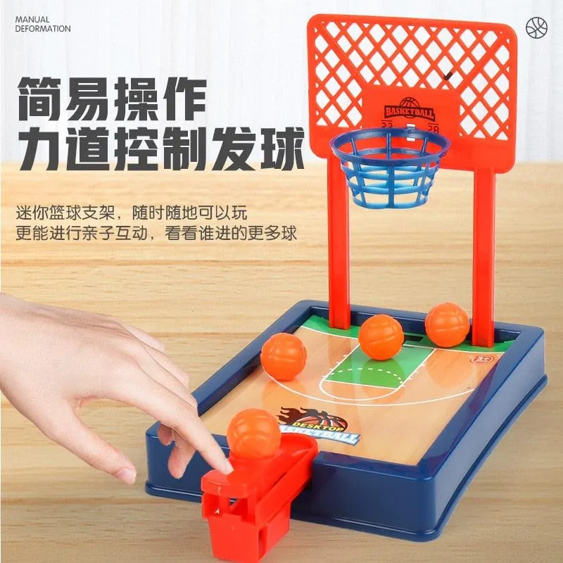 Hot Summer Desktop Board Game Basketball Finger Shooting Toy