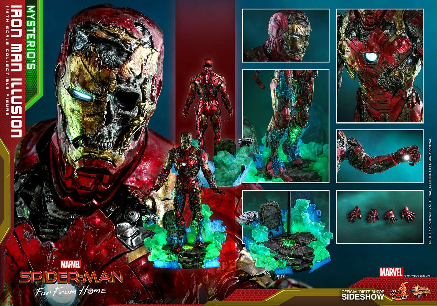 Hot Toys Mysterio's Iron Man Illusion Figure (Display Piece)