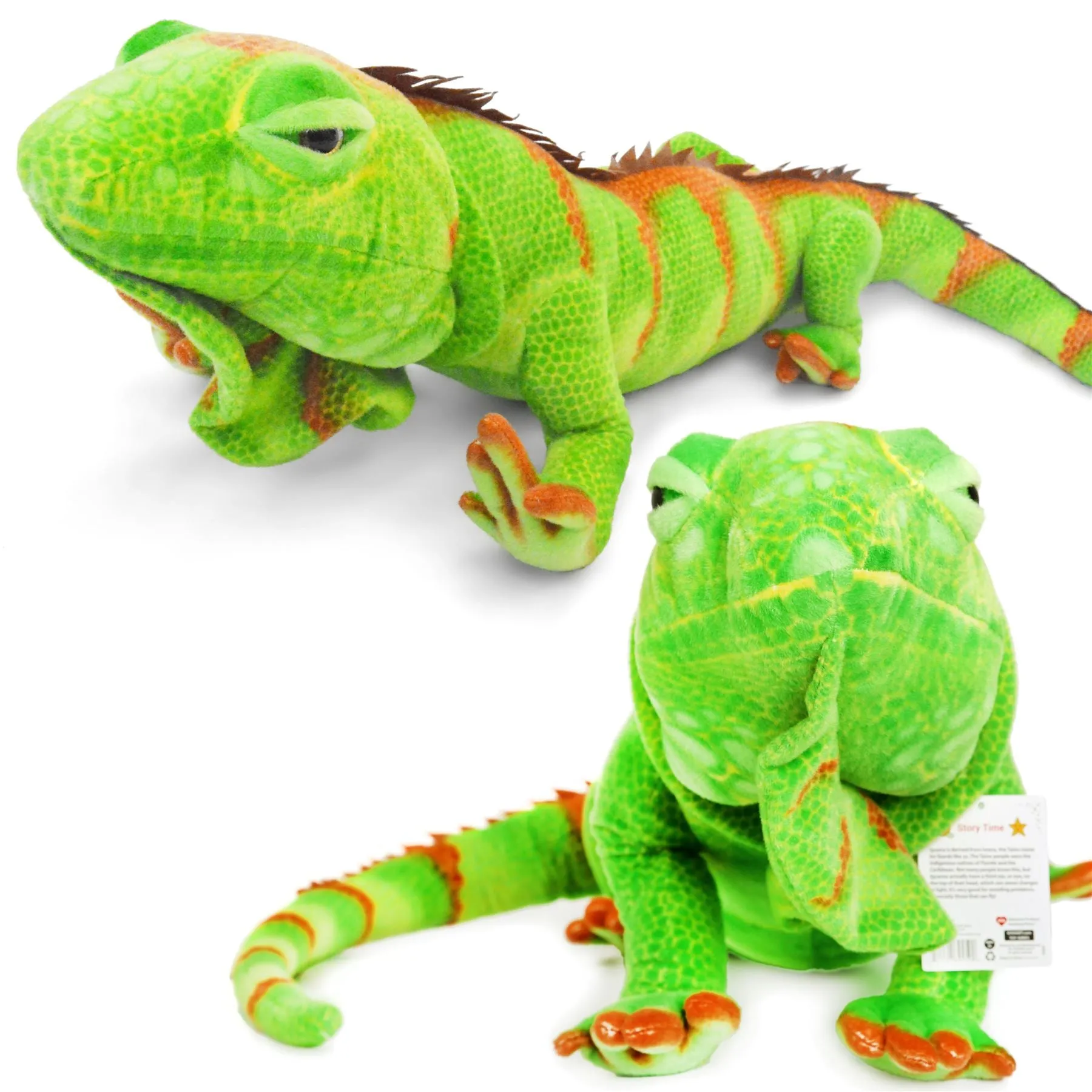 Ignacio The Iguana | 75 Inch Stuffed Animal Plush | By TigerHart Toys