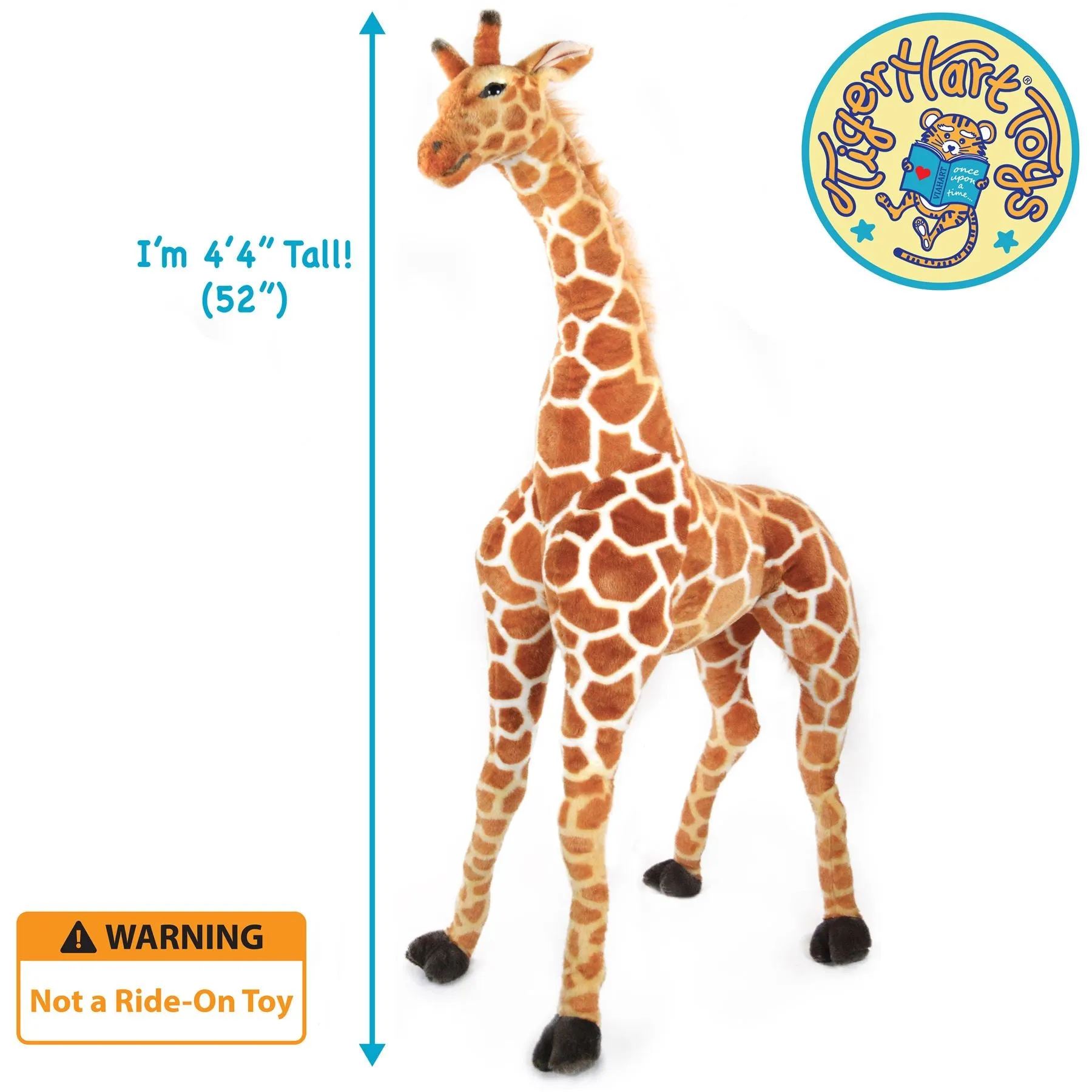 Jani The Savannah Giraffe | 52 Inch Stuffed Animal Plush | By TigerHart Toys
