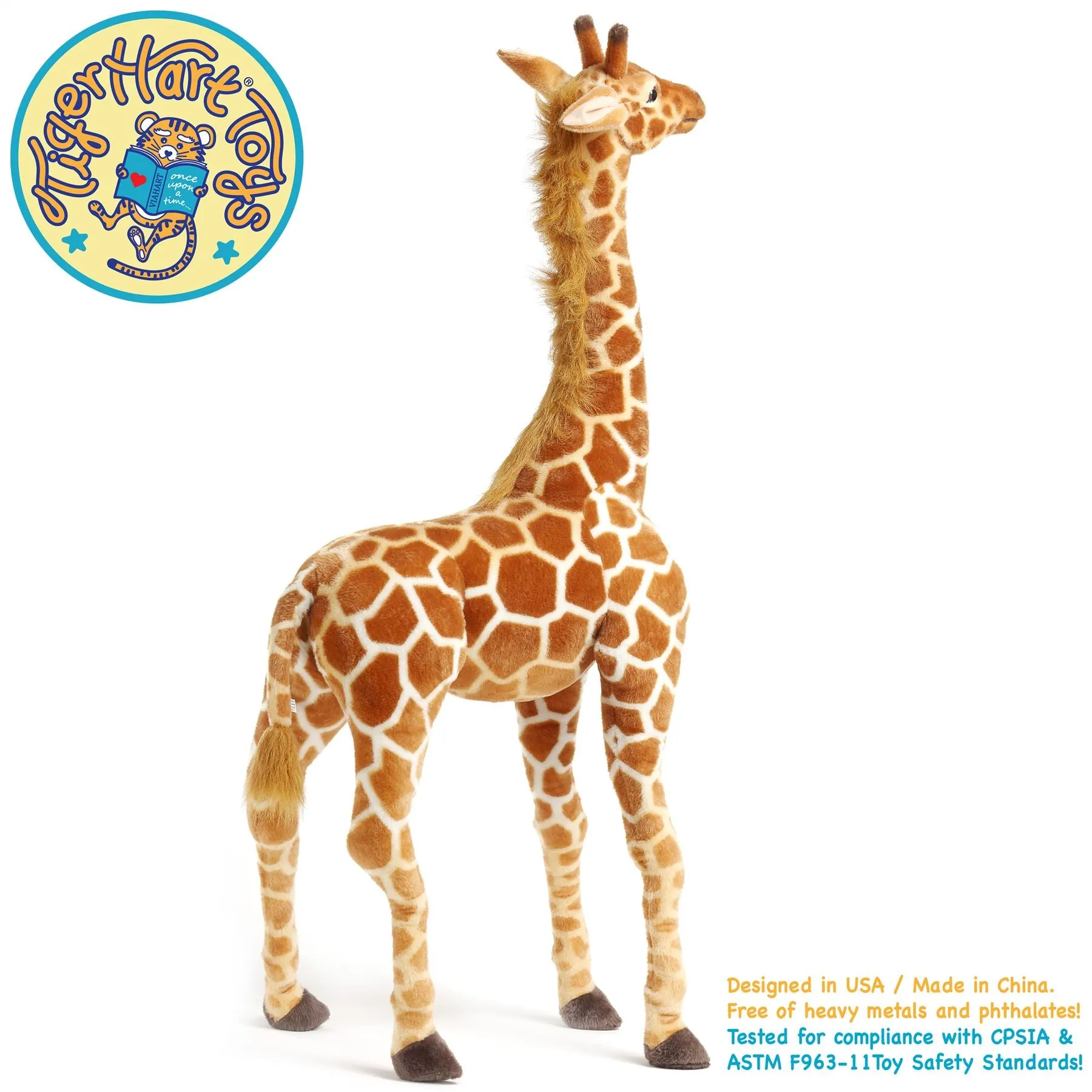 Jani The Savannah Giraffe | 52 Inch Stuffed Animal Plush | By TigerHart Toys