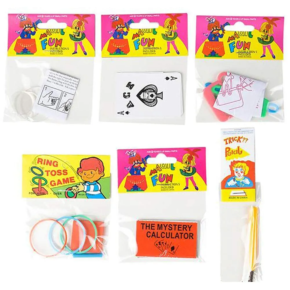 Kicko Easy Magic Fun Tricks - 12 Pack - Beginner Magician Props with Instructional Manual