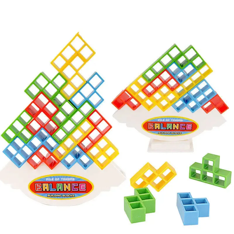 Kids Adults Puzzle Toy Balance Stacking Board Games Kids Adults Tower Block Toys For Family Parties Travel Games Boys Girls Puzzle Buliding Blocks Toy