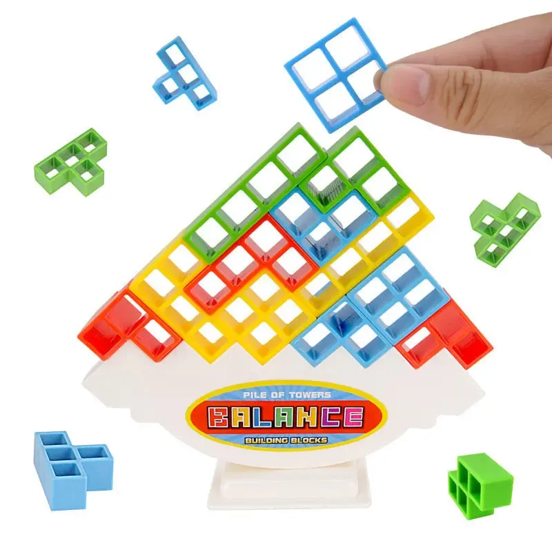 Kids Adults Puzzle Toy Balance Stacking Board Games Kids Adults Tower Block Toys For Family Parties Travel Games Boys Girls Puzzle Buliding Blocks Toy
