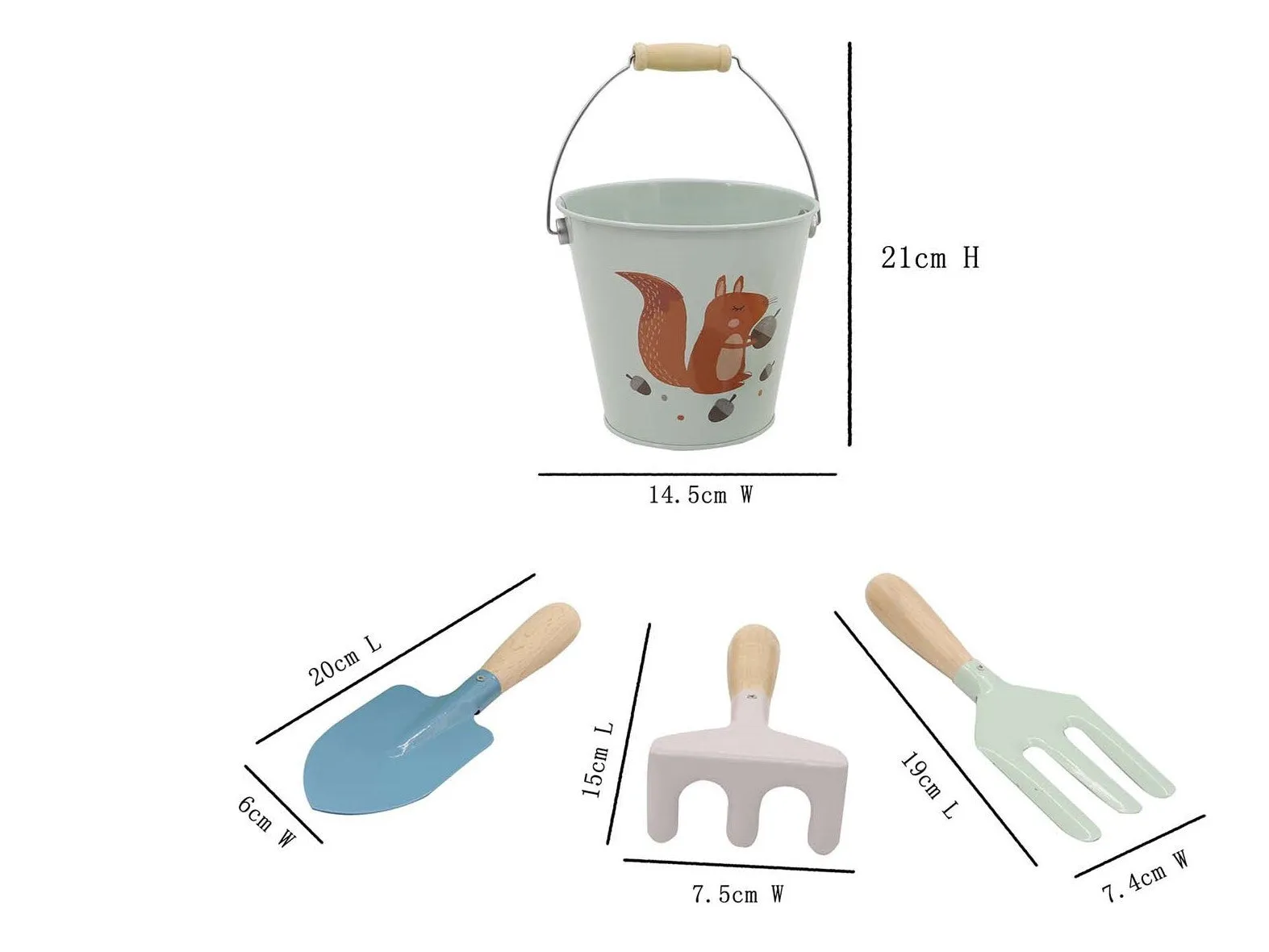 Kids Eco Gardening Set - Squirrel