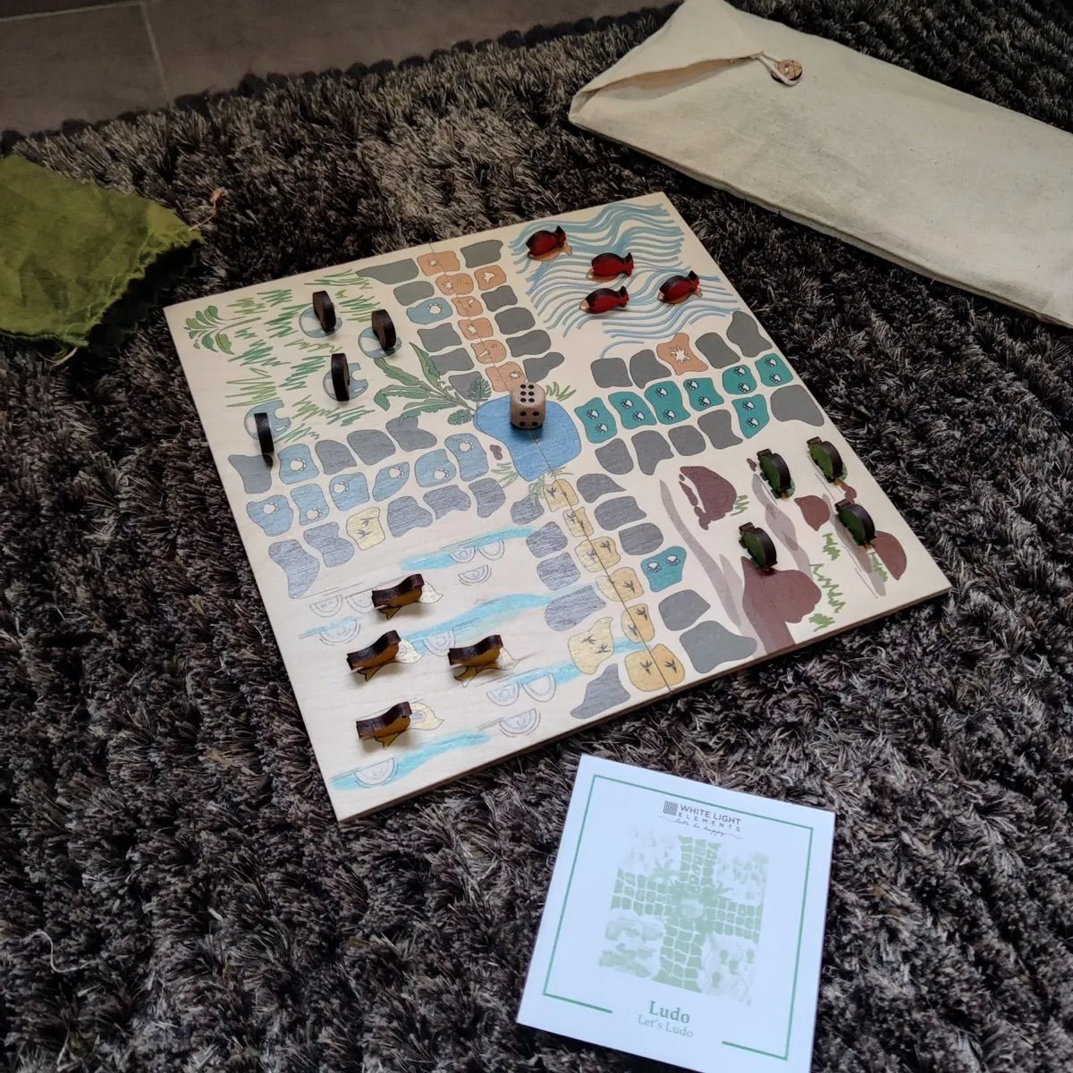 Let's Ludo- Wooden Jungle Ludo