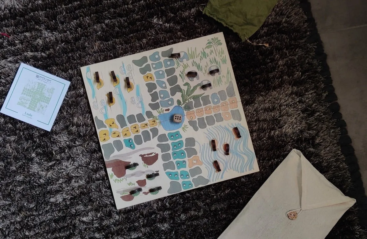 Let's Ludo- Wooden Jungle Ludo