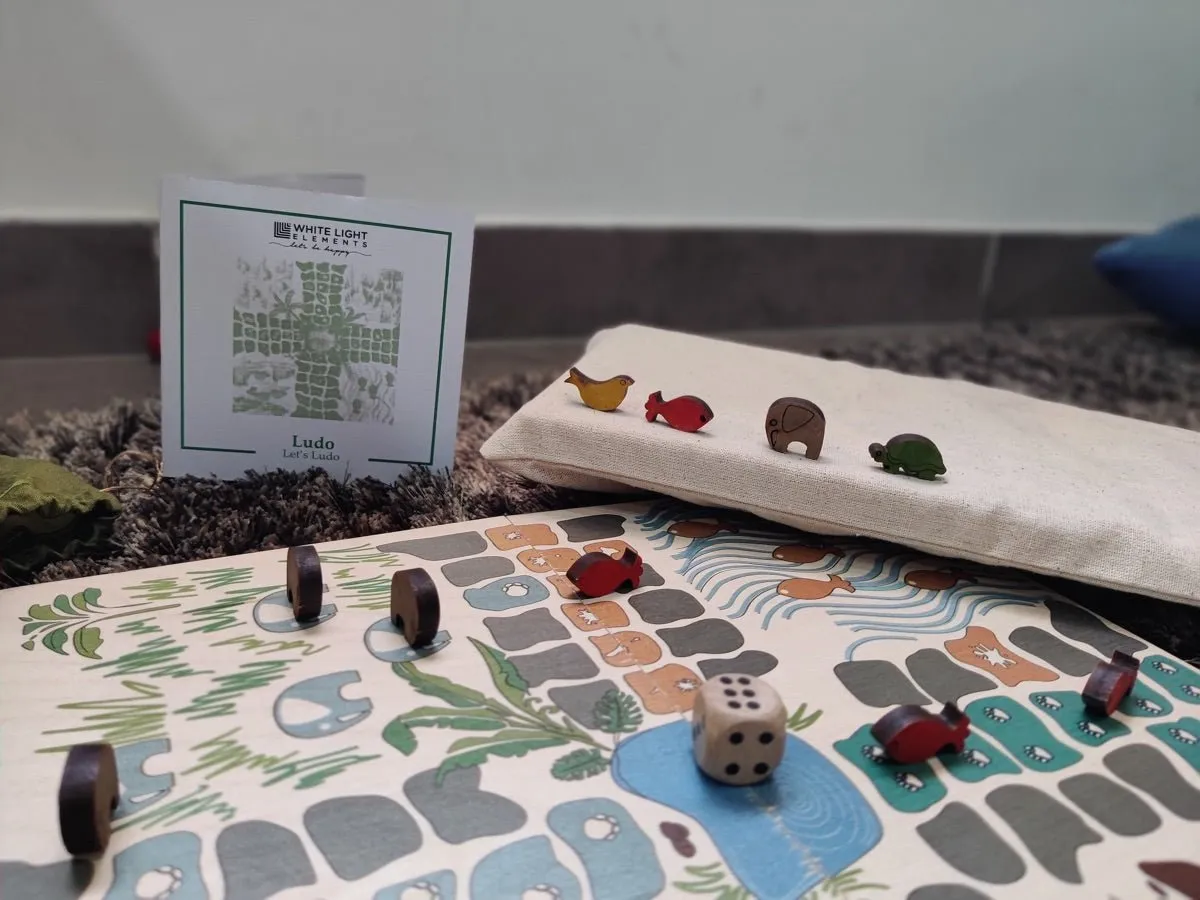 Let's Ludo- Wooden Jungle Ludo
