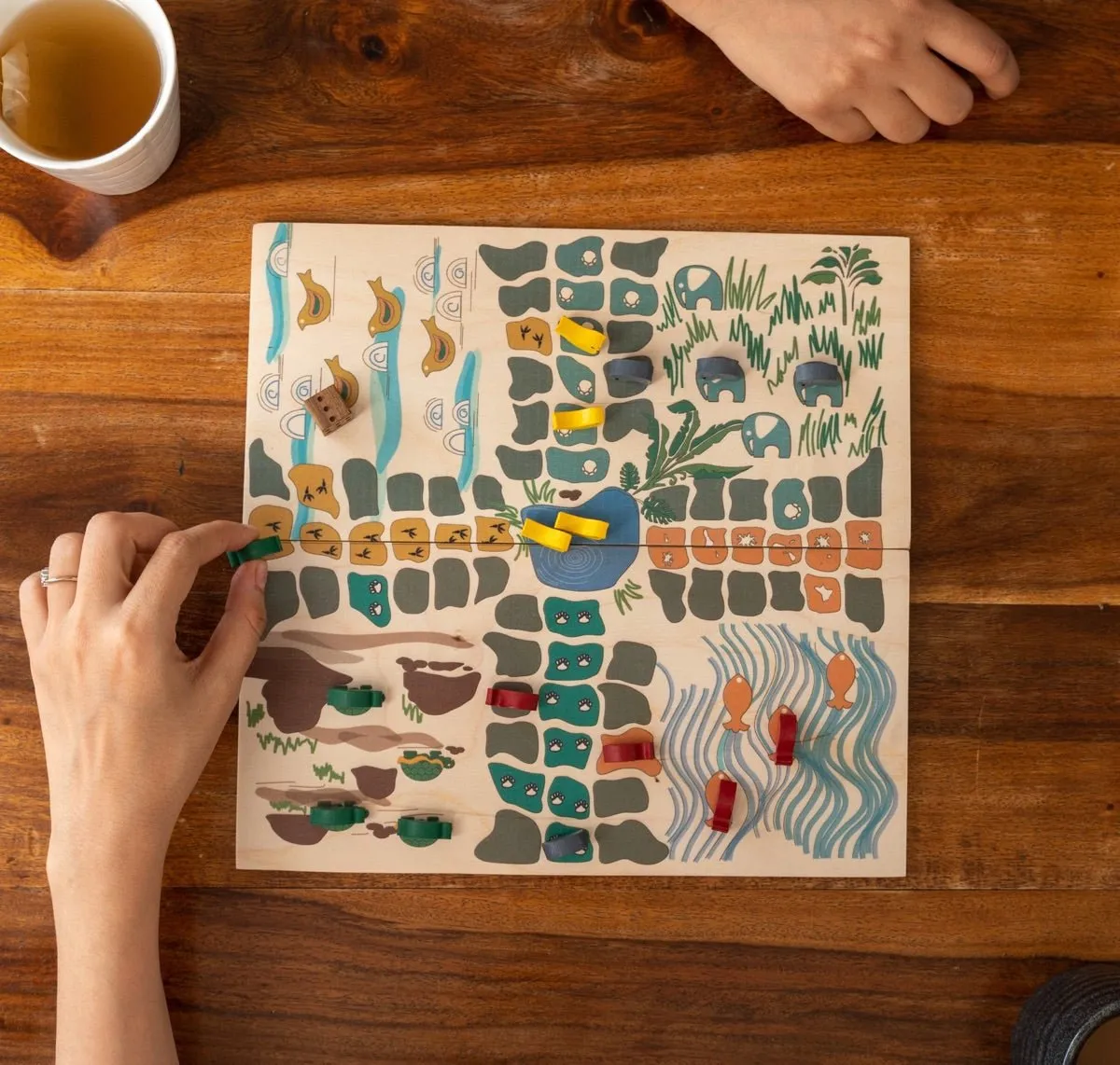Let's Ludo- Wooden Jungle Ludo