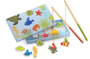 Magnetic Fishing Tropical, Djeco Wooden Toddler Game