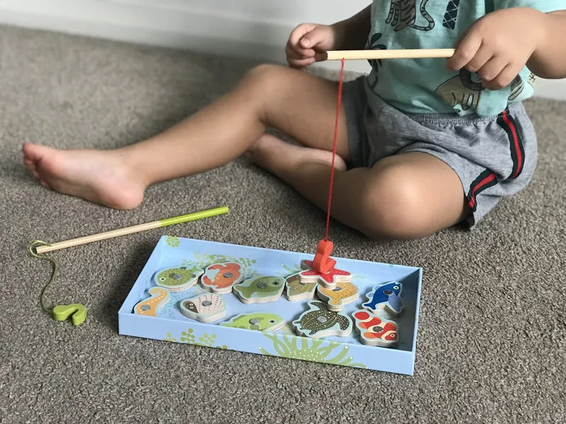 Magnetic Fishing Tropical, Djeco Wooden Toddler Game