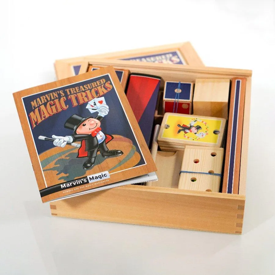 Marvin's Magic Marvin's Treasured Magic Tricks Wooden Set