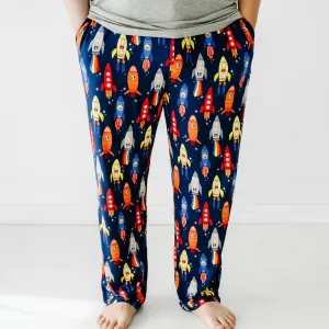 Navy Space Explorer Men's Pajama Pants
