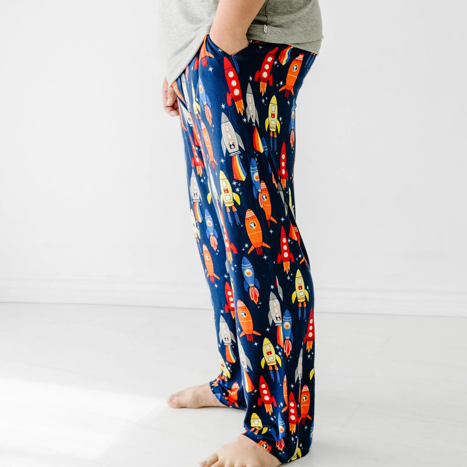 Navy Space Explorer Men's Pajama Pants