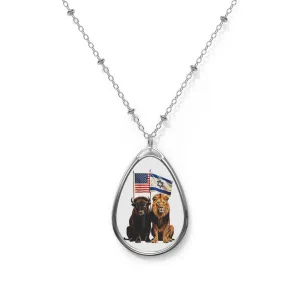 Oval Necklace -- Unity of Strength Art Print