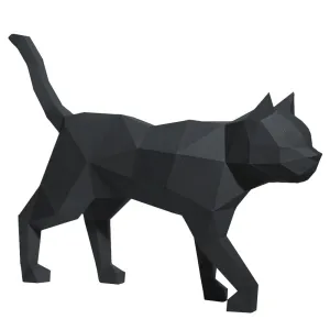 PaperCraft World 3D Model DIY Kit - Black Cat