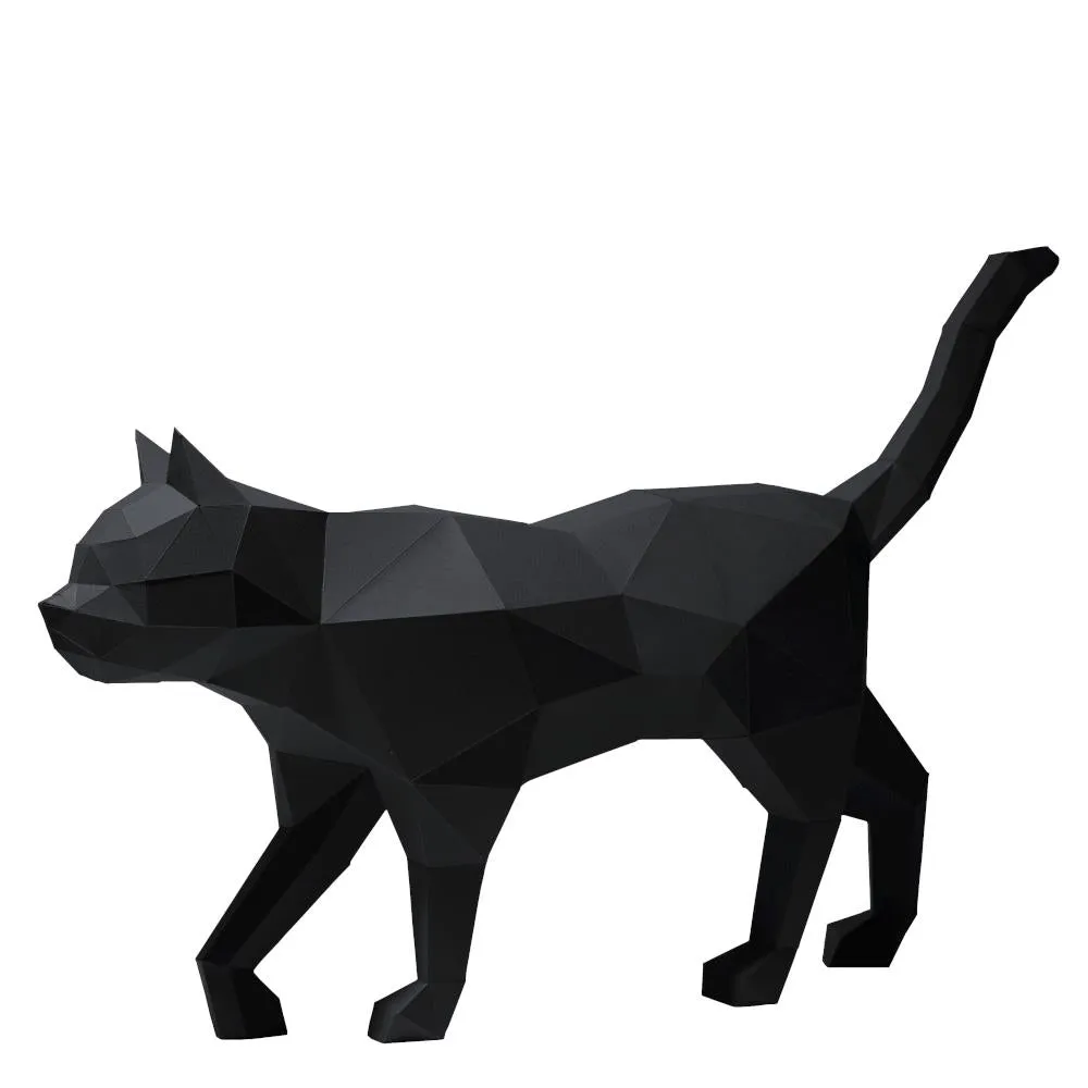PaperCraft World 3D Model DIY Kit - Black Cat
