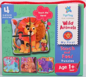 PepPlay My First Touch & Feel Puzzles - Wild Animals