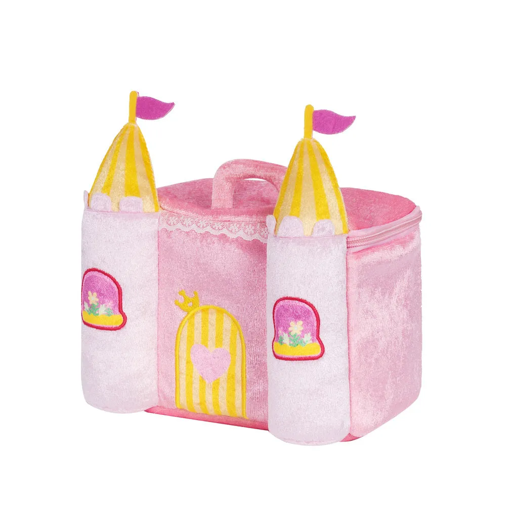 Personalized Baby's First Princess Castle Sensory Toy Plush Playset